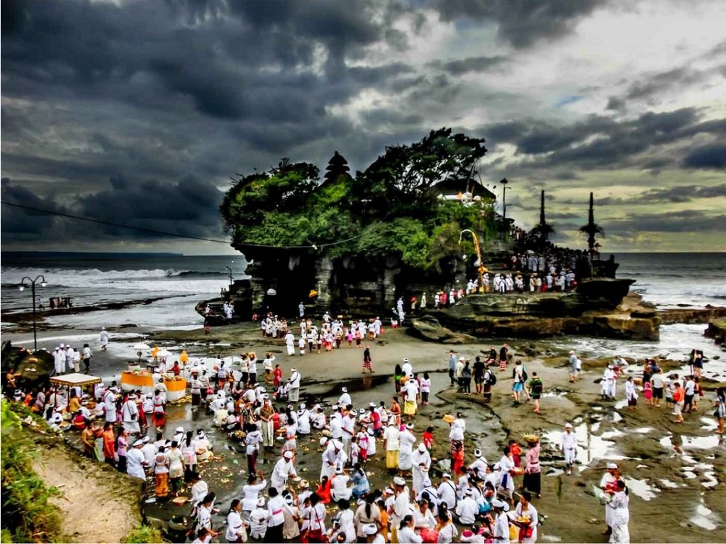 Tanah Lot Landscape Bali Indonesia